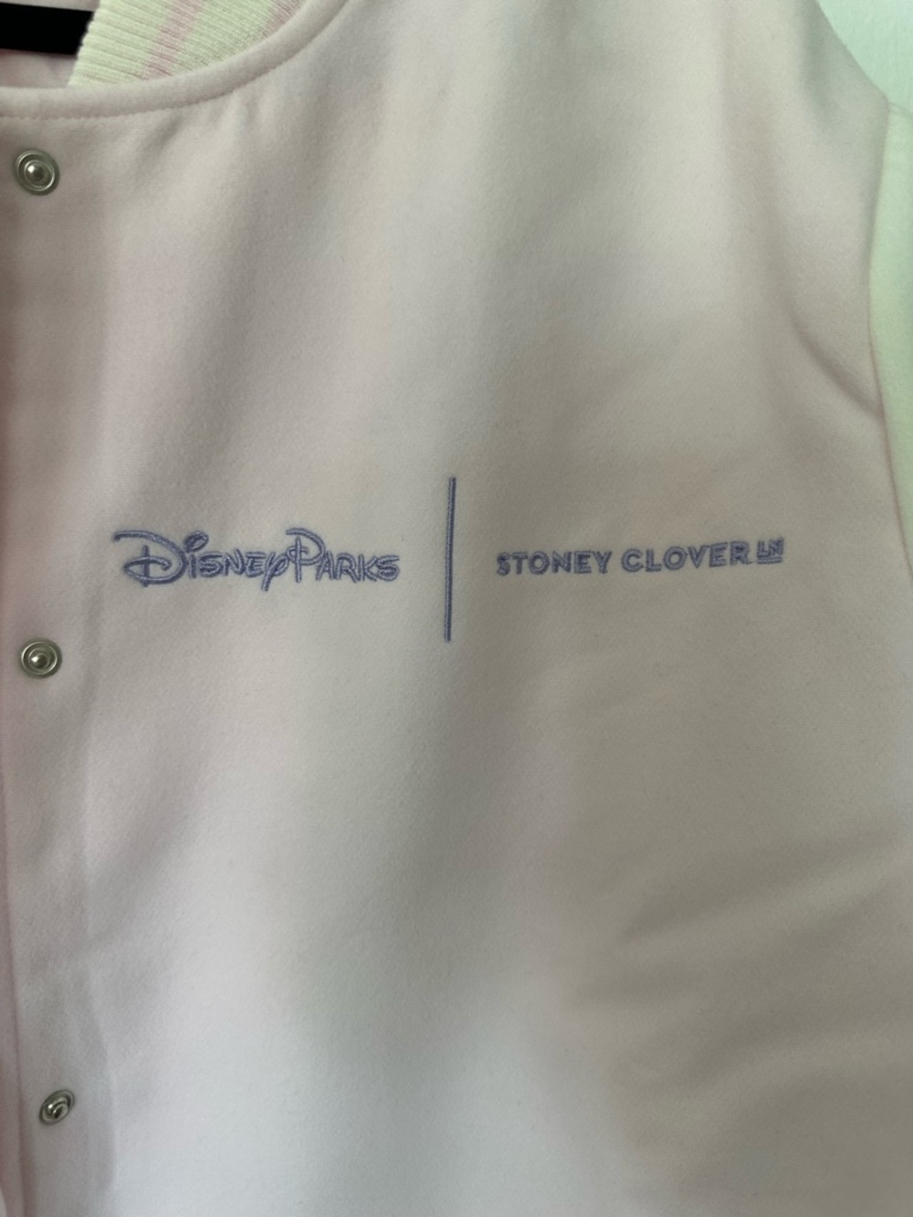 Disney x Stoney Clover Pink Varsity Jacket new with tags size 2x - Picture 3 of 11